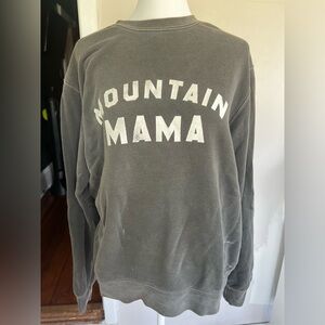 Mountain Mama distressed sweatshirt